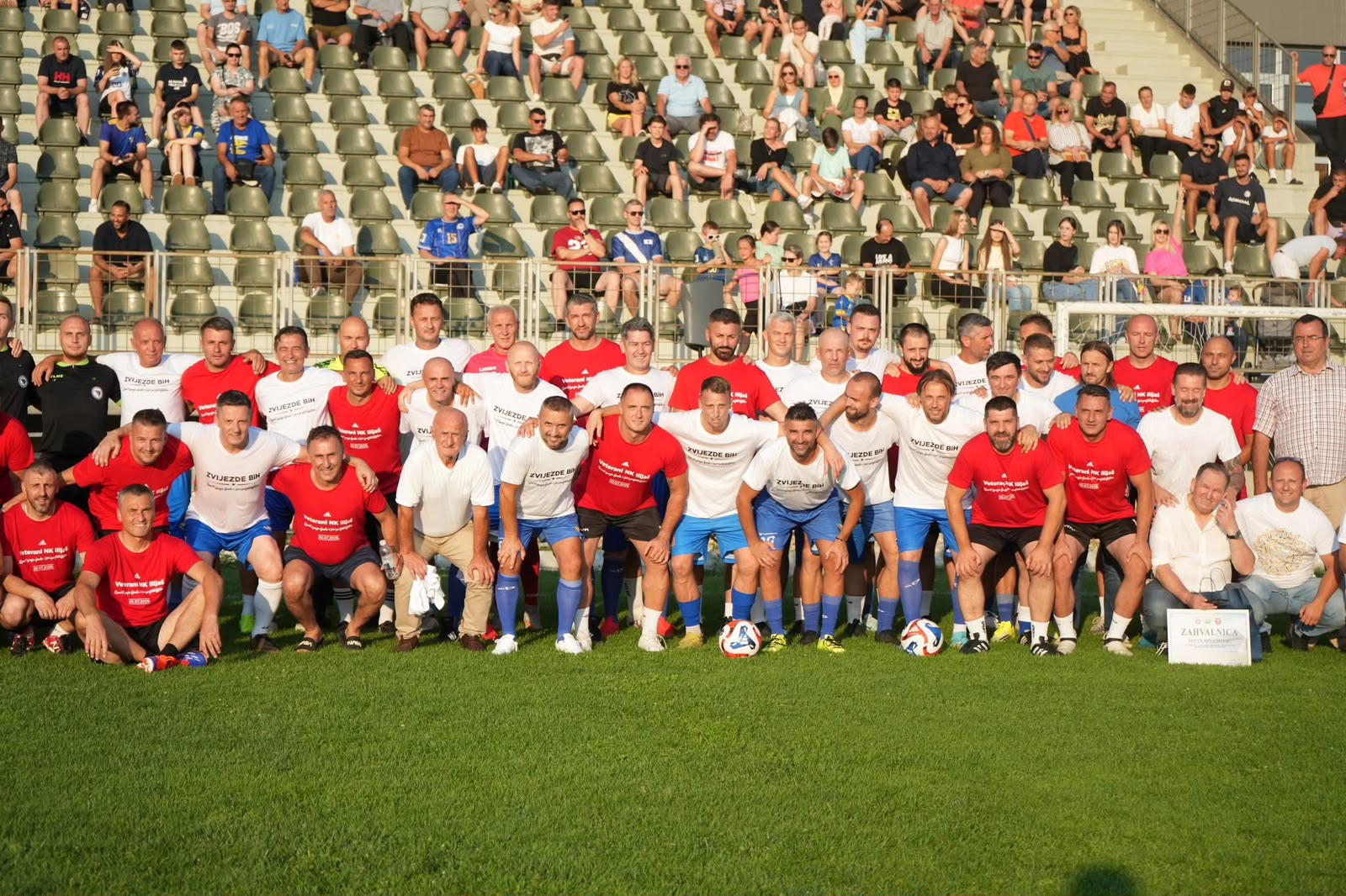 Legende bh. fudbala okupile se u Ilijašu i oduševile publiku na revijalnoj utakmici!
